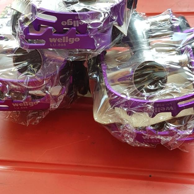 PEDAL WELLGO LU-898 UNGU ALLOY PELOR