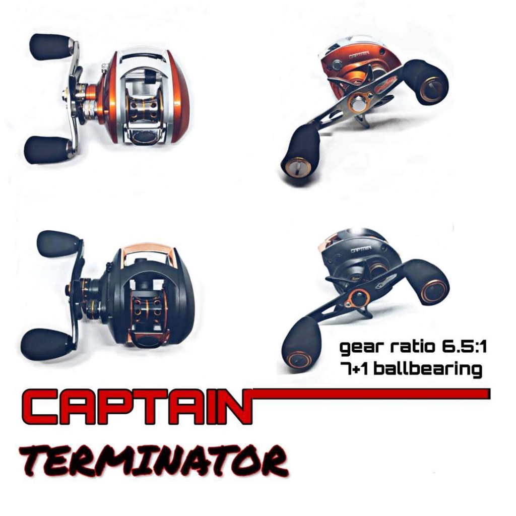 Reel Pancing Captain BC Terminator, Reel Bait Casting, ANTICORROSIVE BODY