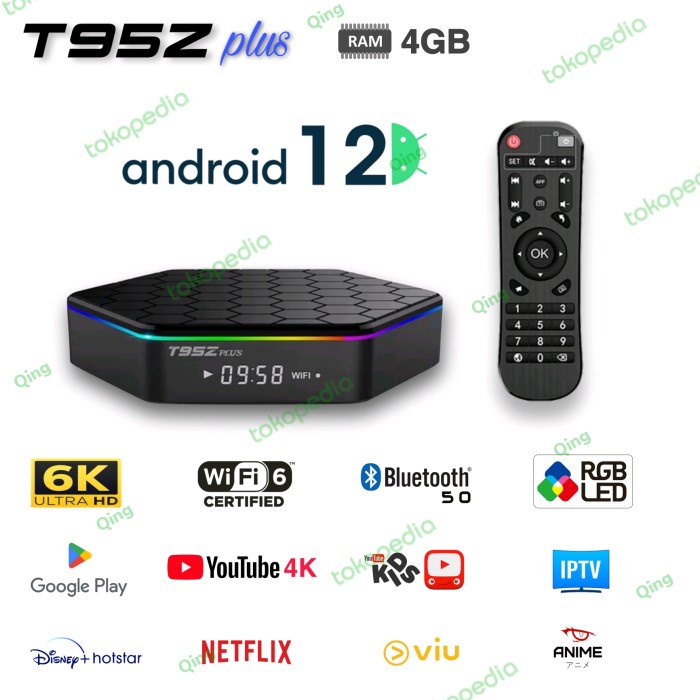 Produk Terbaru Tv Box Android 12 Full Aplikasi