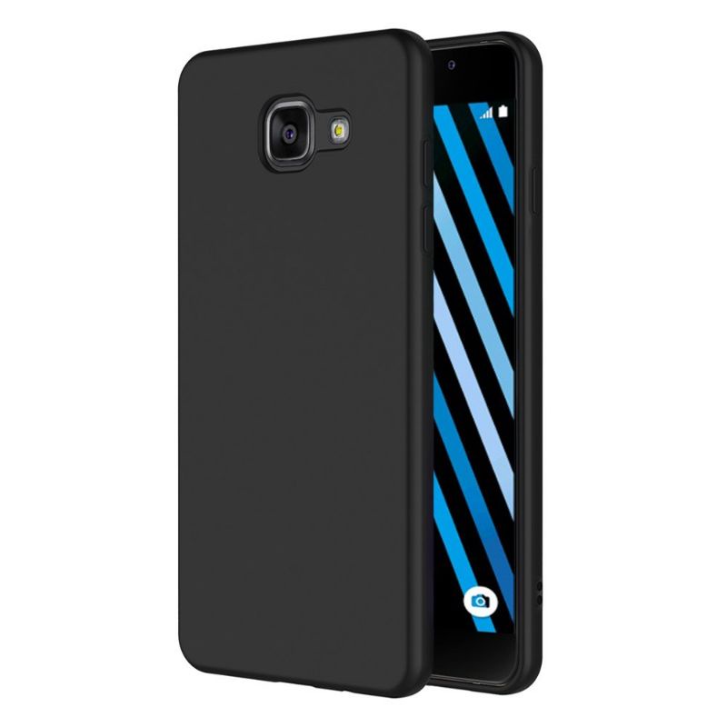 Case Samsung A310 A3 2016 Soft Case Slim Matte Soft Black Doff