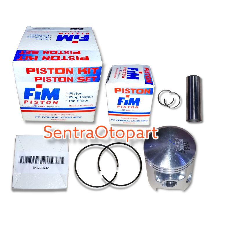 Piston seher kit rxk rx king oversize 300 fim