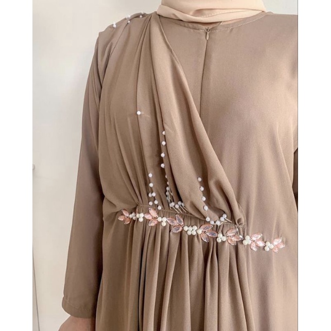 REYYA BEADS DRESS / DRESS KONDANGAN / SERAGAMAN / BUSUI FRIENDLY