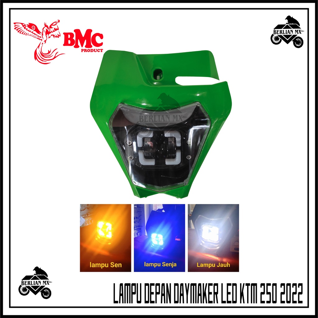 Headlamp reflektor LED DAYMAKER Lampu depan trail KTM 250 2022