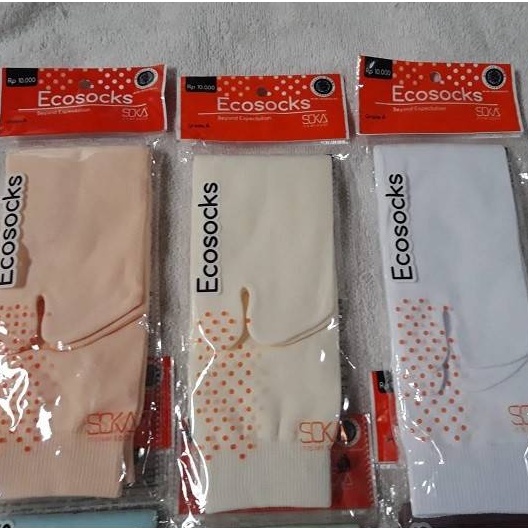 Kaos Kaki Soka Ecosocks - Kaos kaki Jempol Pendek Grade A