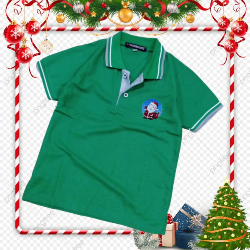 POLO SHIRT KIDS MERRY CHRISTMAS / KAOS KERAH NATAL ANAK-ANAK USIA 3-11 TAHUN / KAOS SEKOLAH MINGGU ANAK / KAOS WANGKY ANAK / KAOS SERAGAM ANAK-ANAK / KAOS LAKOS ANAK / KAOS ANAK UNISEX / KAOS KERAH ANAK TERMURAH / KAOS ANAK BISA COD / KAOS KERAH ANAK ADEM