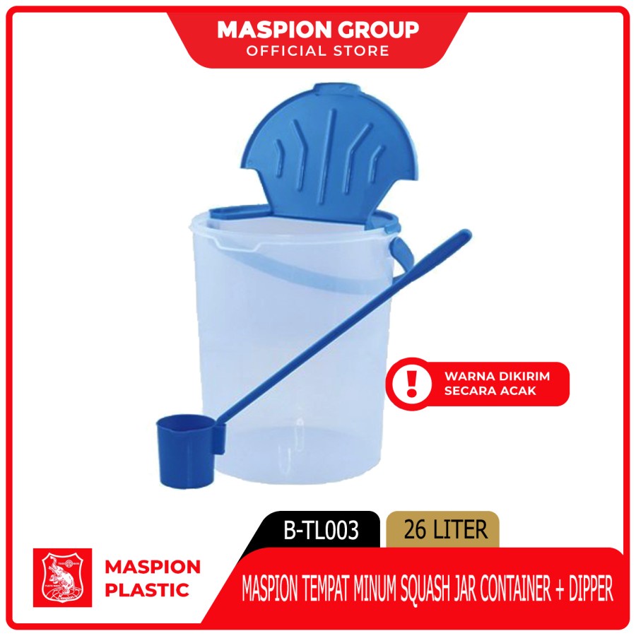 MASPION Squash Jar Container 26 Liter + Tempat Air minum es buah