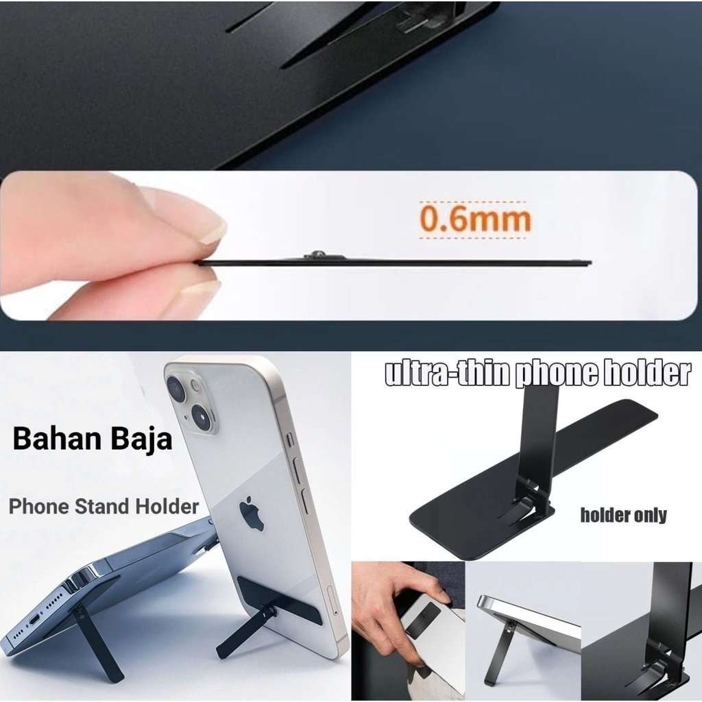 Ultrathin phone holder holder hp super tipis super thin sticky phone holder holder tempel tipis