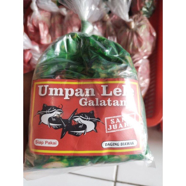 umpan pancing Galatama lele daging biawak