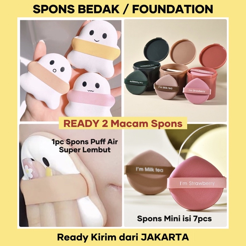 COD Spon Puff Air Cushion / Sponge Makeup 7pcs / Spons Cushion / Spons Foundation / Spon Bedak/ Sponge Make Up Import Motif Kartun Makeup tools / Sponge Bedak Make Up / Spons Make Up Set / Beauty Blender Sponge Bedak / Powder Puff Foundation