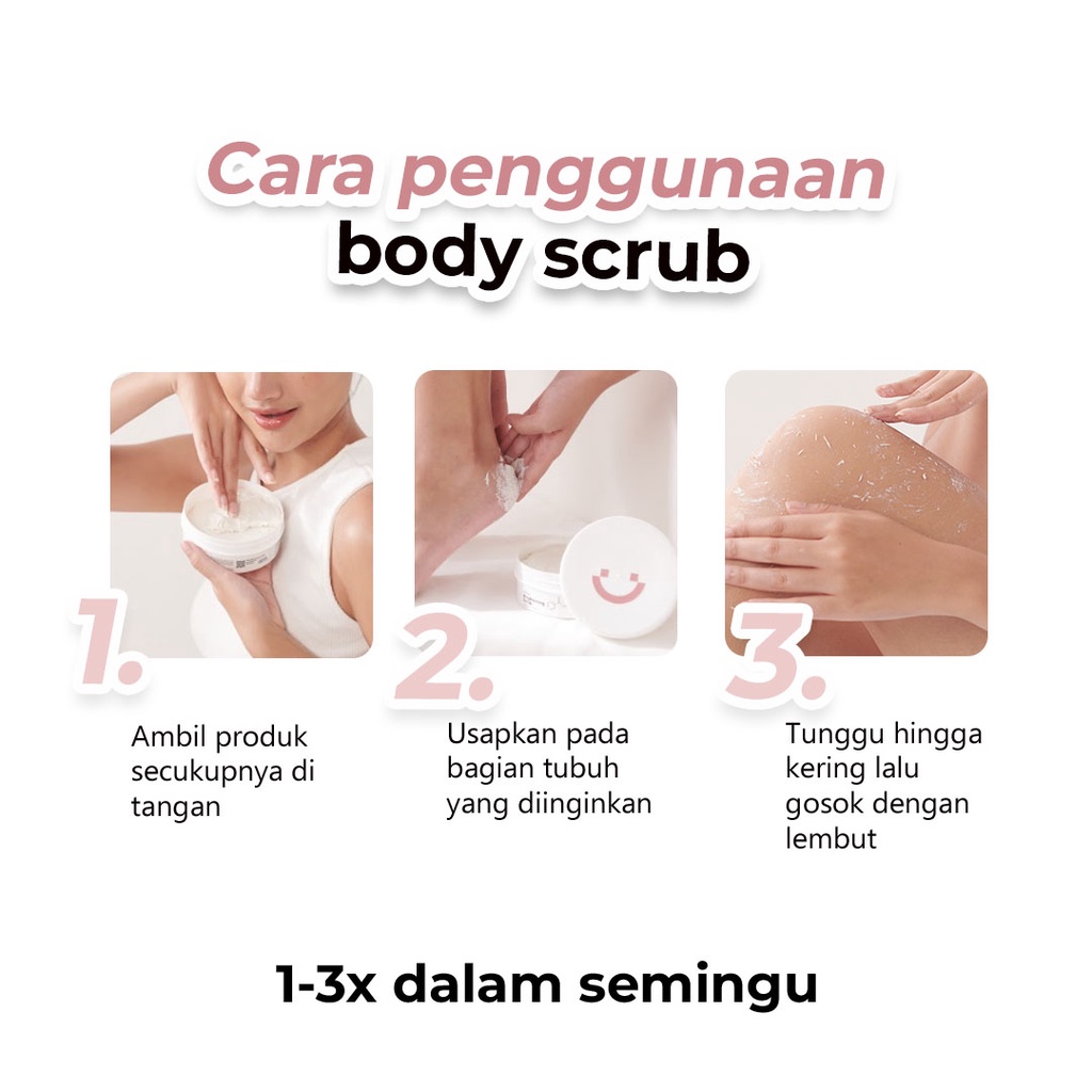 Byebadskin Brightening Scrub - Lulur Badan