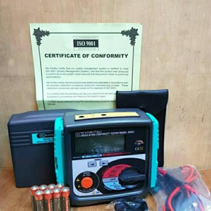 Kyoritsu 3005A Megger Digital Insulation Continuity Tester Megger barang promo
