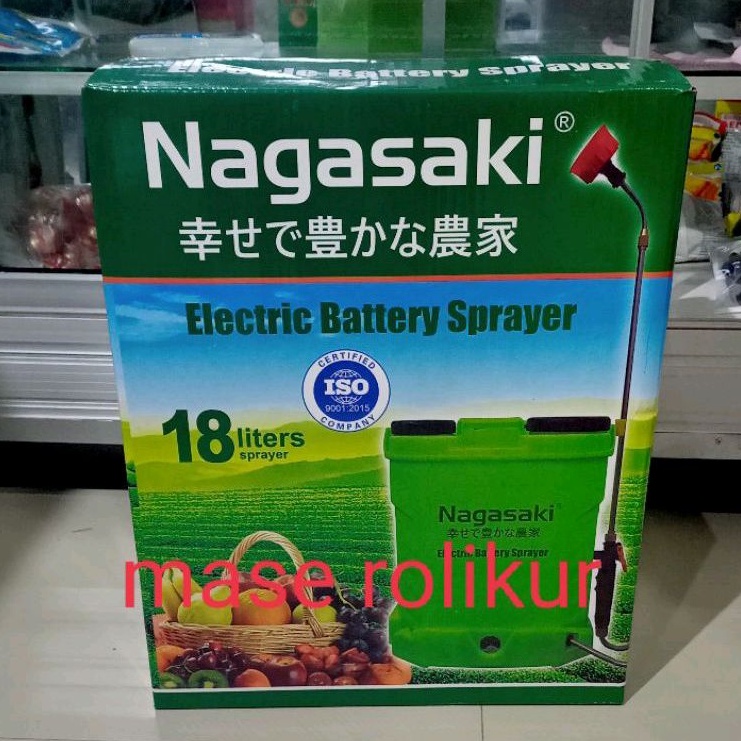 Tangki Semprot Seprayer Elektrik NAGASAKI 16 Liter tangki semprot seprayer elektrik