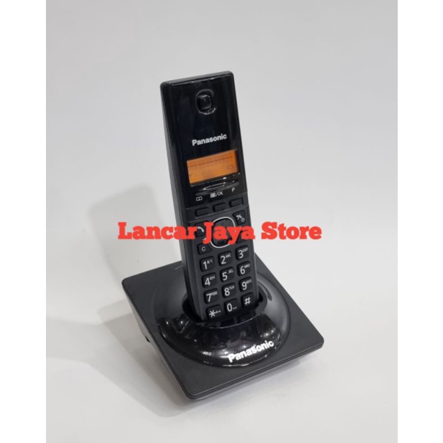 Wireless Phone Panasonic KX-TG1711 Hitam Cordless Phone Panasonic - Hitam
