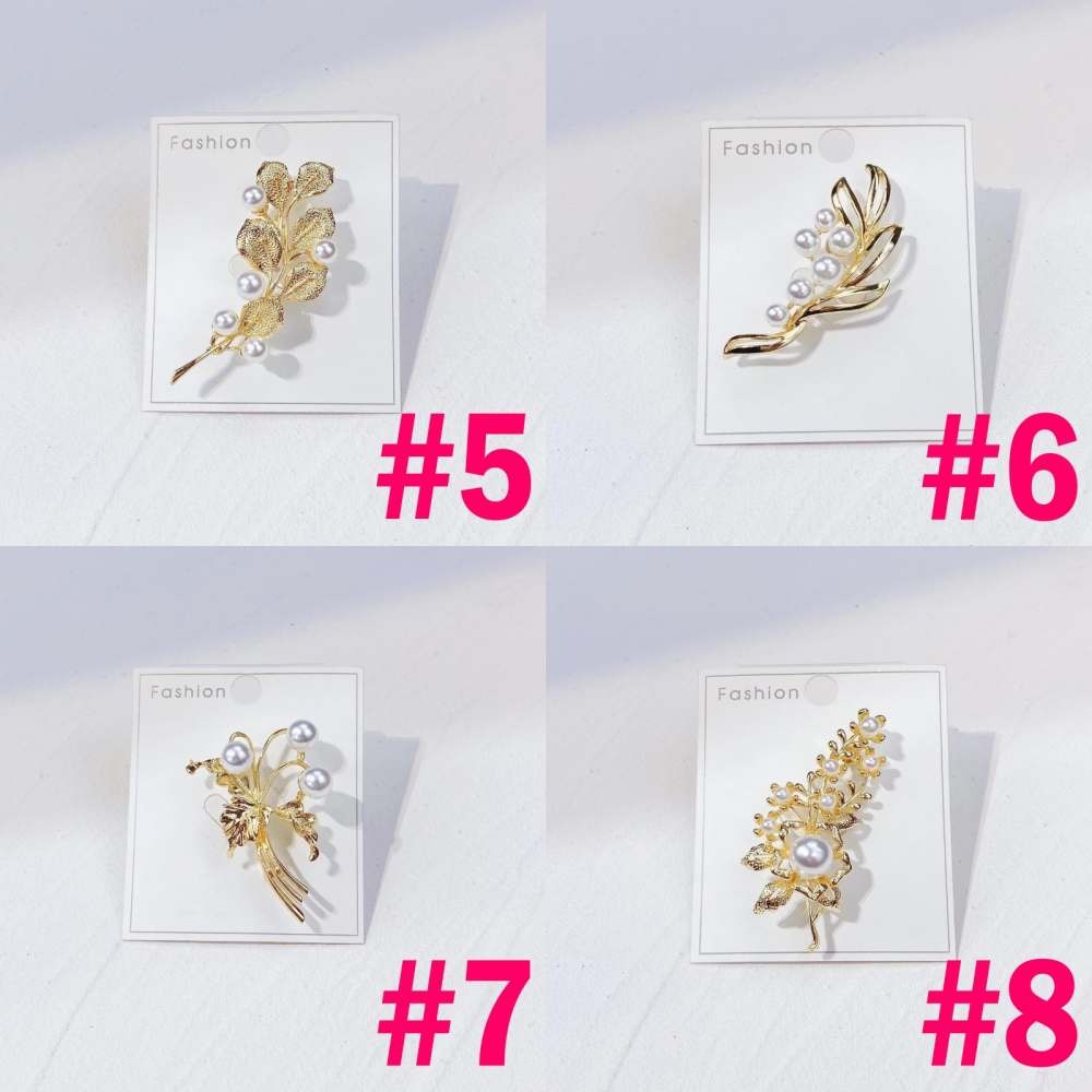 MORYMOSHI B04 Bros Jilbab Brooch Wanita peniti tuspin Aksesoris Korea Import