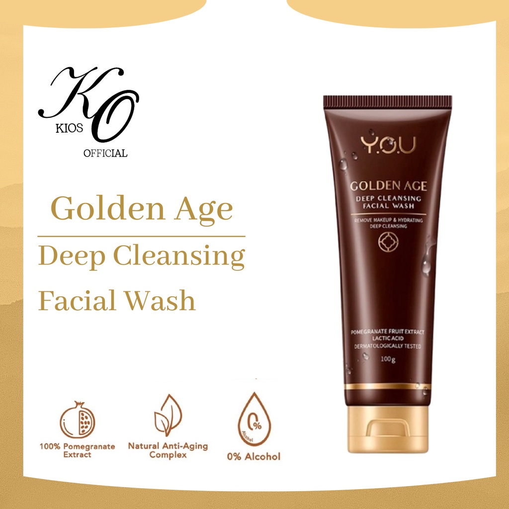 Kosmetik You Golden Age Deep Cleansing Facial Wash 100g