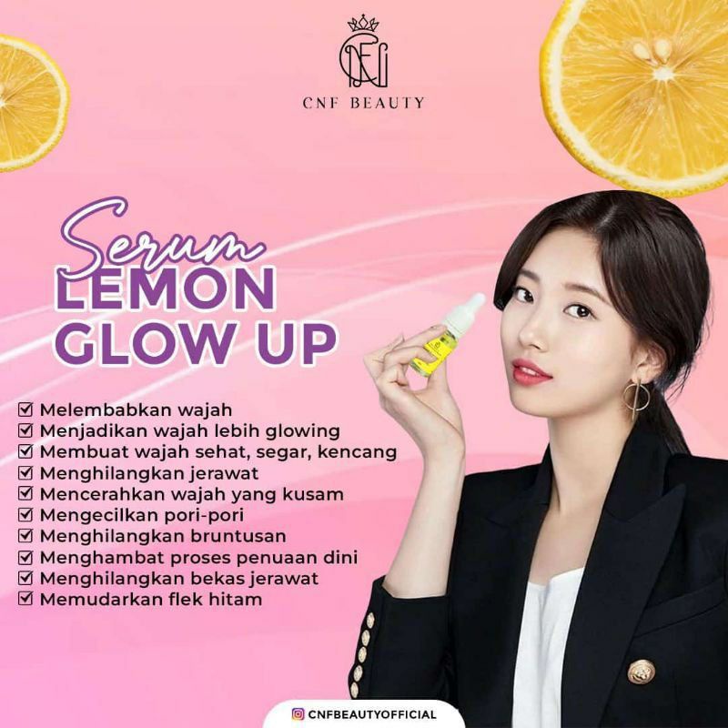 SERUM GLOW UP LEMON BY CNF BEAUTY/SERUM CNF BEAUTY/SERUM GLOWING/serum pencerah