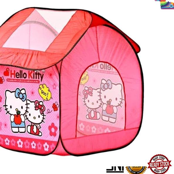 MAINAN ANAK - TENDA ANAK RUMAH HELLO KITTY BESAR