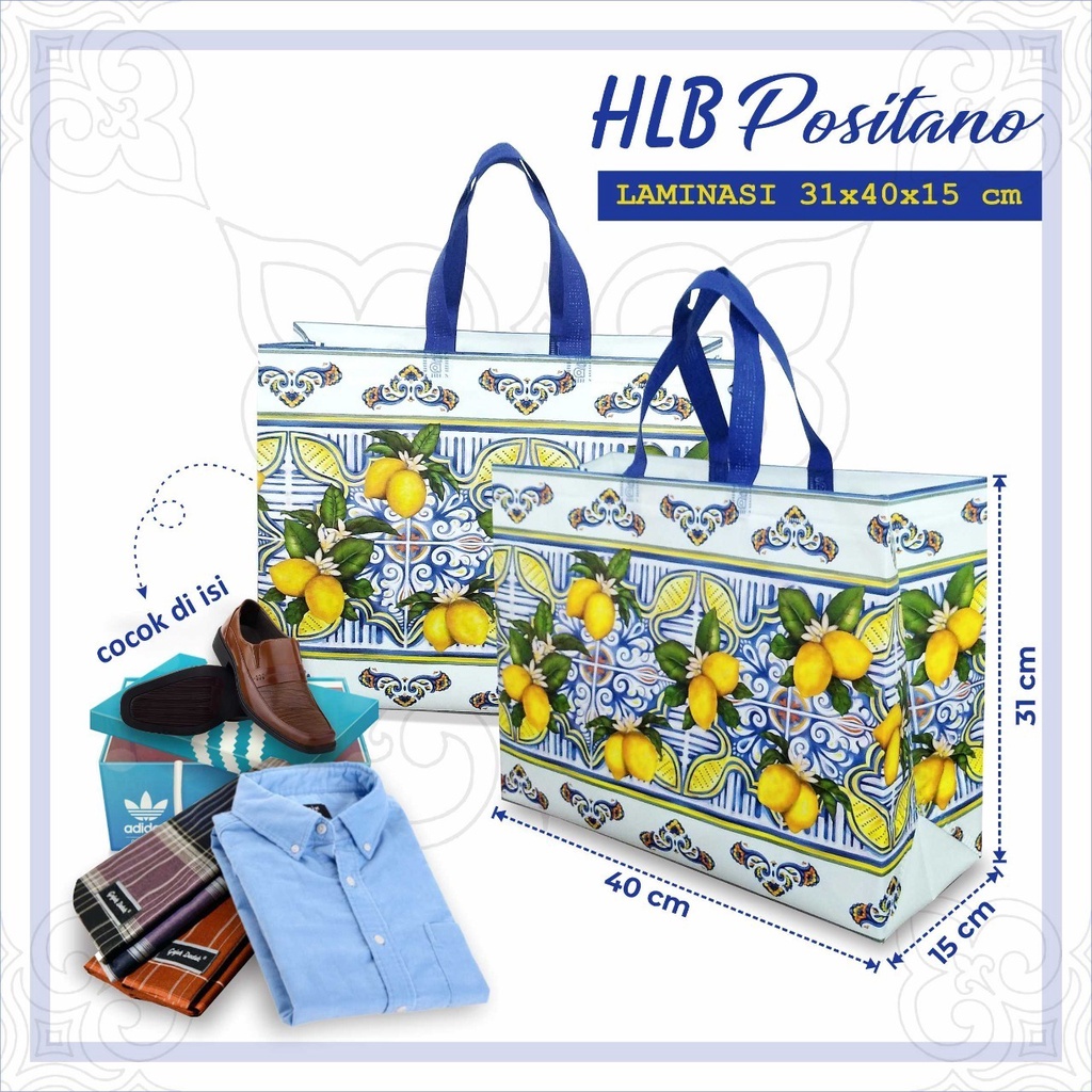 

Tas Belanja Tas Bingkisan Tas Spunbond Tas Parcel Tas Hajatan Tas Laminasi POSITANO 31x40x15