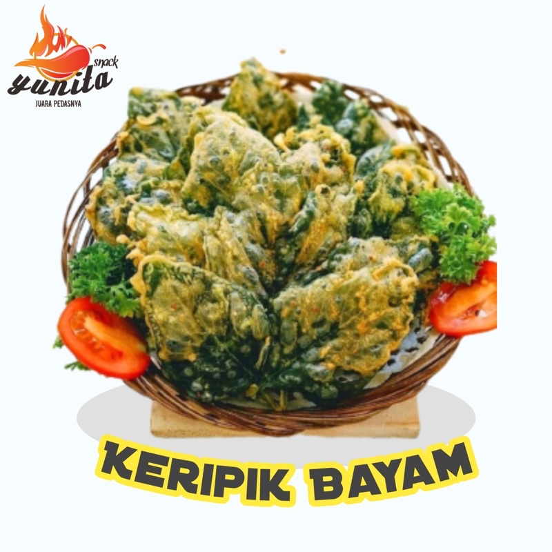 

Keripik Bayam Crispy Renyah Gurih 250gram / Keripik Sayur