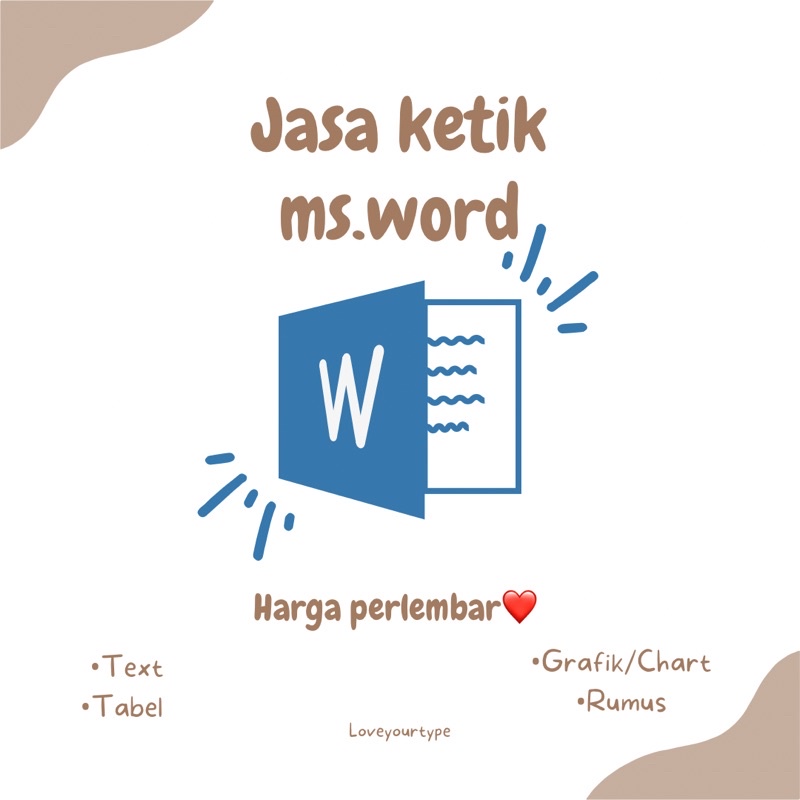 

Jasa pengetikan microsoft word