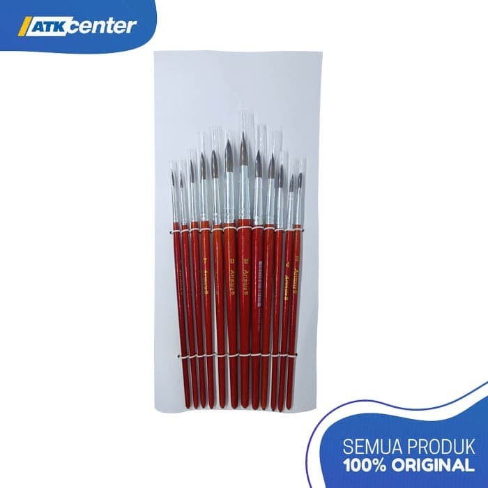 Kuas Lukis Set / Artmate Brush Set 12 pcs Super POP1