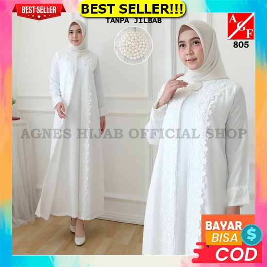 Adha Set Gamis Wanita Dewasa Terbaru 2022 Elegan Gamis Remaja Kekinian Viral Gamis Modern Lebaran Me