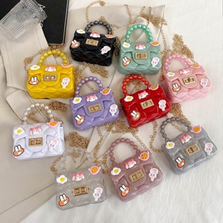 Image of Tas Selempang Jelly Mini 3D Kartun / Tas Handbag / Jelly Bag Mutiara Gaya Korea / Tas Fashion 91011