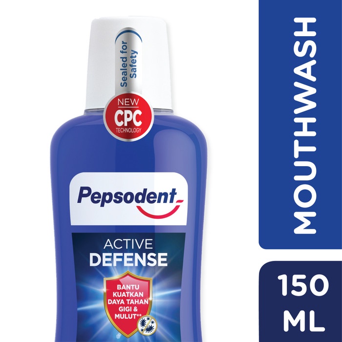 Pepsodent Mouthwash Active Defense 150Ml