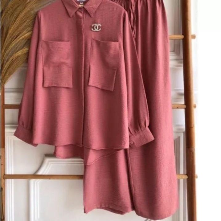 Viral REFINA SET // TENIA SET LD 110 CRINKLE PREMIUM / SETELAN CRINKLE KANTONG DUA / SETCEL POLOS KA