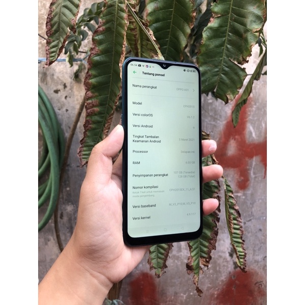 oppo a31 6/128gb nominus normal semua second murahhh