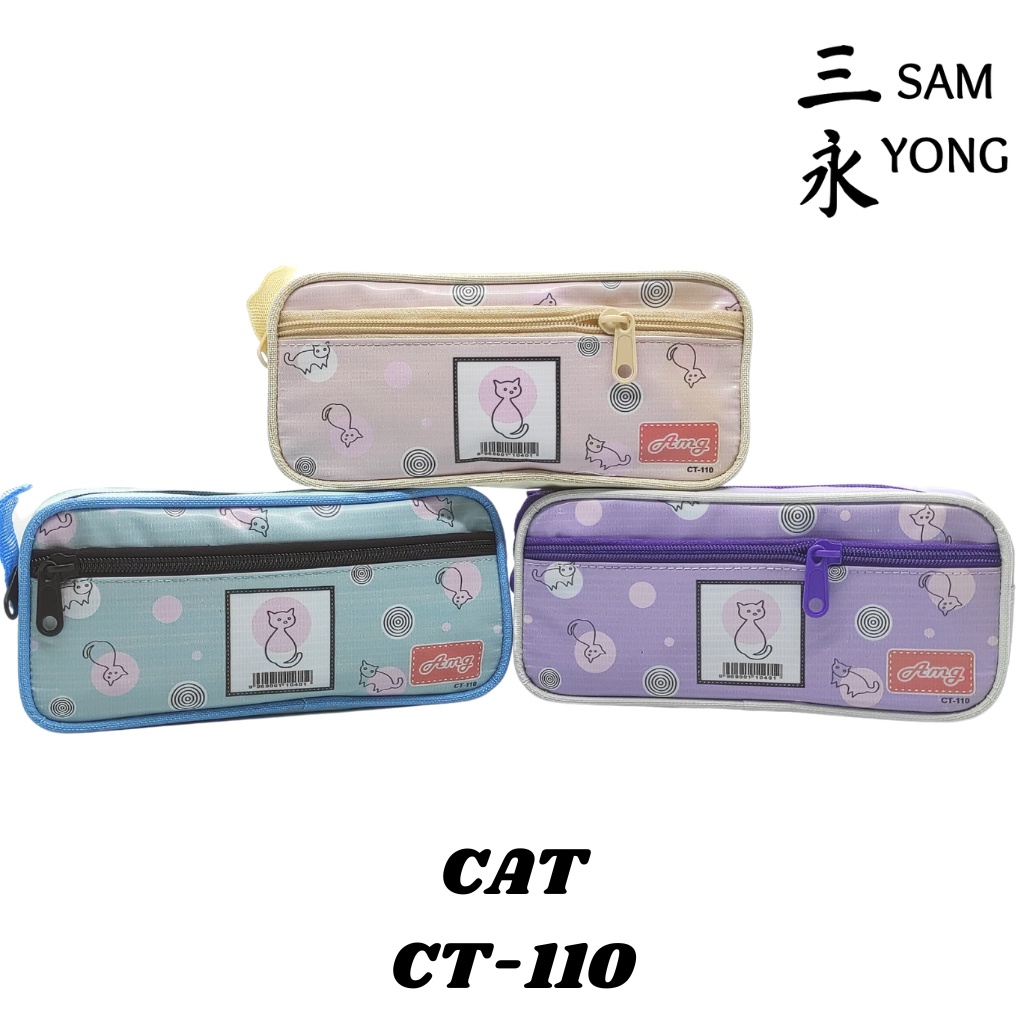 

TEMPAT / KOTAK PENSIL ANAK PEREMPUAN CEWEK AMG CT-110 CAT KUCING LUCU