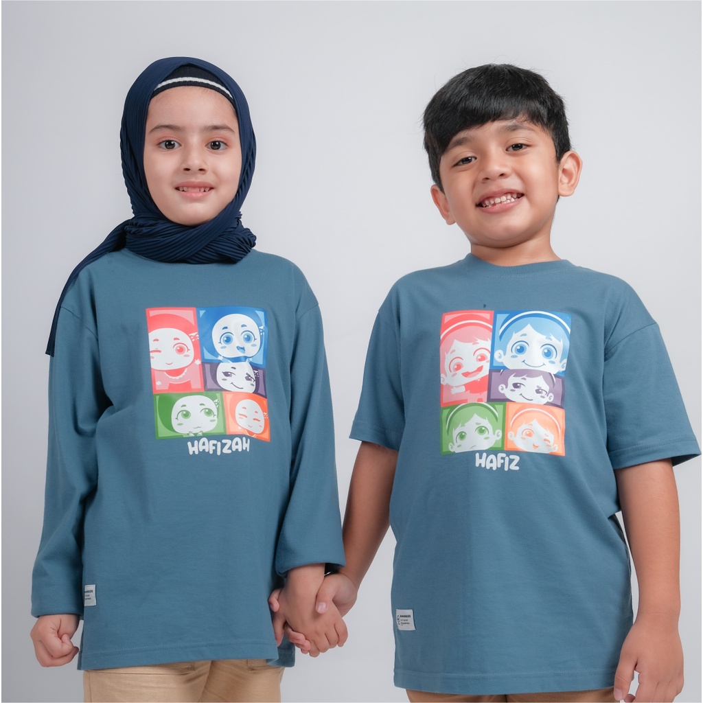 AMMARKIDS X HAFIZ HAFIZAH Kaos Anak Islami Tangan Panjang dan Pendek 3 12 Tahun Kualitas Premium DistroFree