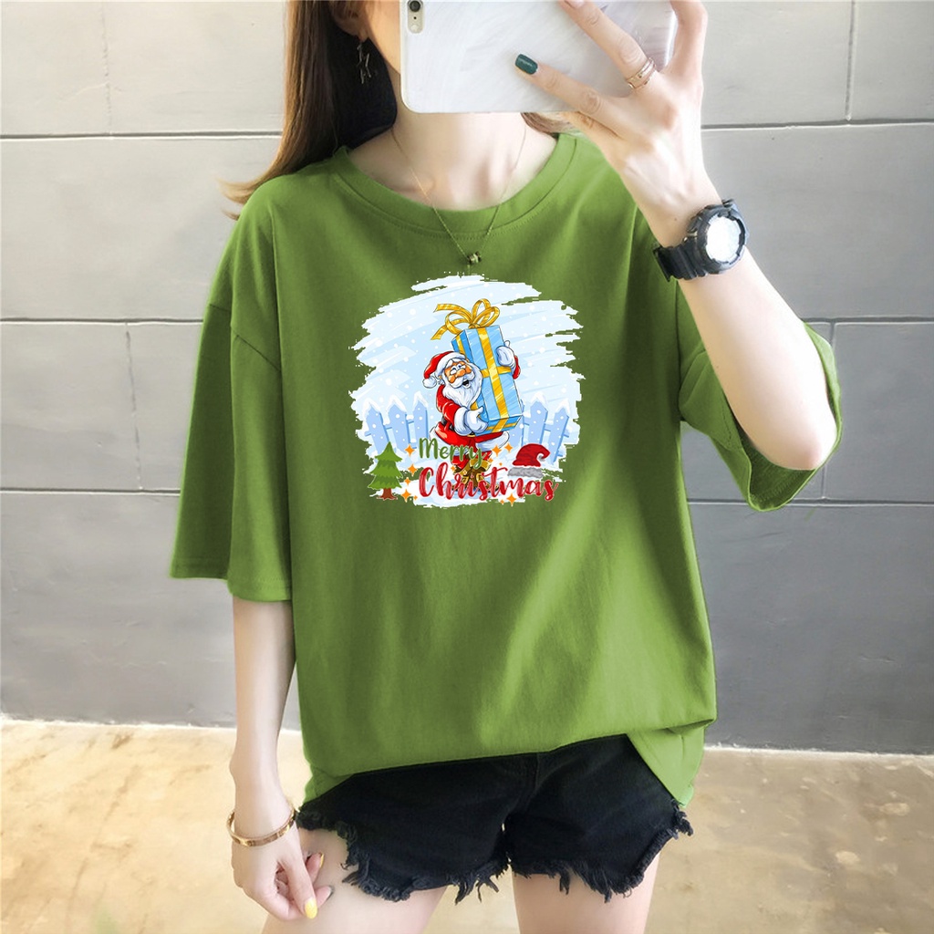 KAOS 0VERSIZE WANITA SPECIAL CRISTMAS EDITION  5