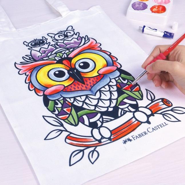 

Faber-Castell Creative Art Series Colour Your Own Totebag