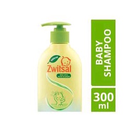 ZWITSAL Natural Baby Shampoo Aloe Vera, 300ml (free duckbil anak 2pcs)