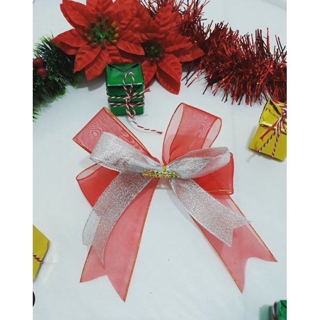 

Pita Hias Natal Siap Pakai/Pita Jadi Natal Siap Pakai/Pita Kado Natal/Pita Hamper Natal