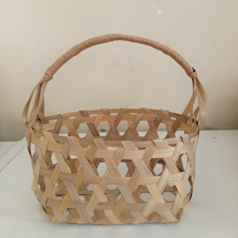 

Keranjang Kecil/Hampers/Parcel Anyaman Bambu Cantik