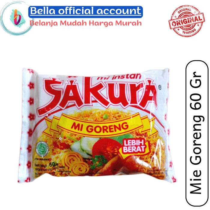 

mie SAKURA MI GORENG INSTANT 1 pcs / 1 dus - 1 pcs