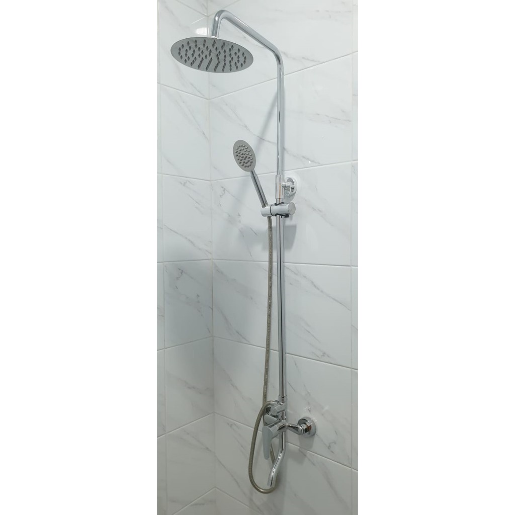 (Serba Serbi)Shower Kolom Shower Tiang Kamar Mandi Mixer P+D / Shower Tiang Set Bahan Stainless Termurah