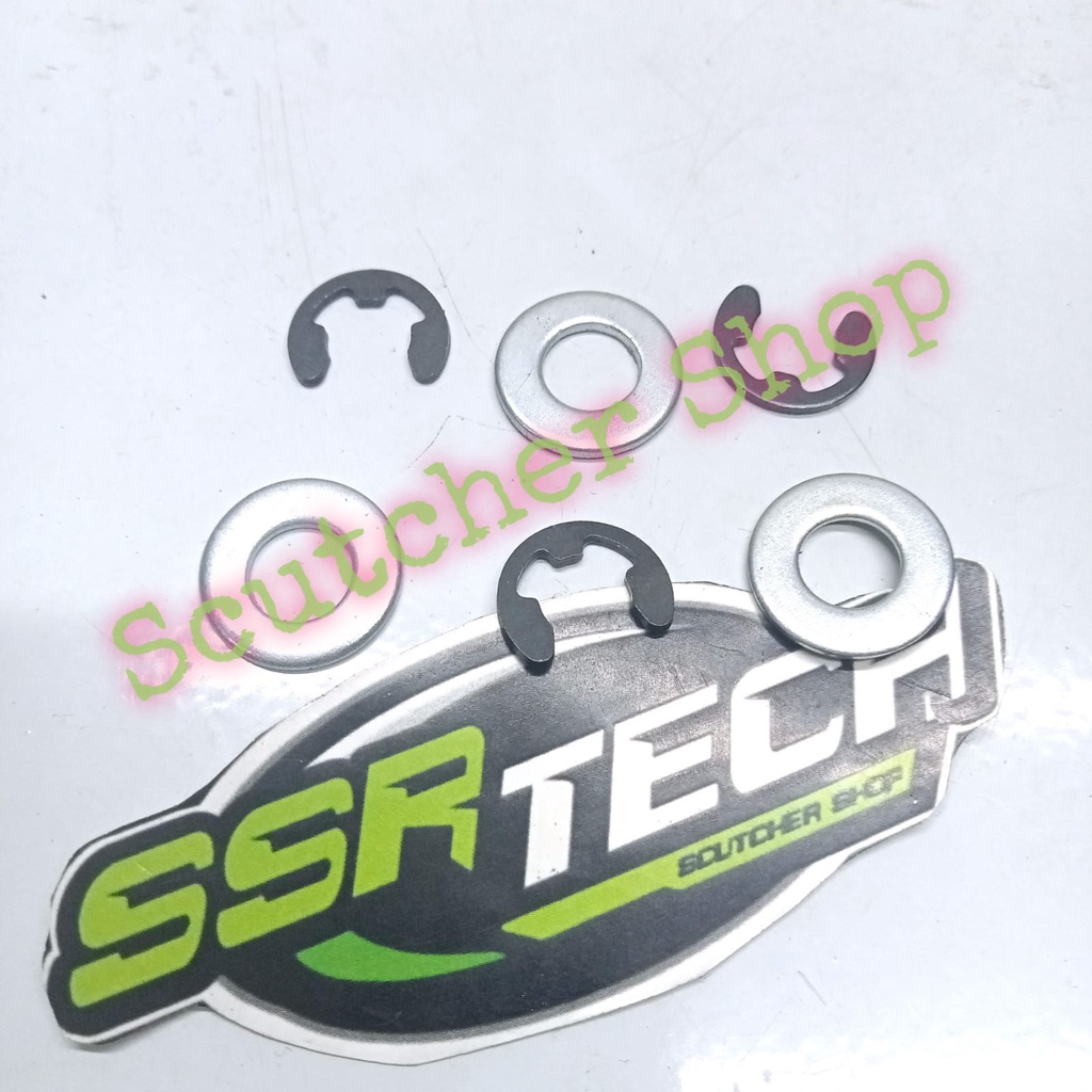 e klip clip eclip eklip spi ring snap snapring rumah dudukan kampas ganda matic beat scoopy vario 110 led esp stater kasar halus genio pop street deluxe mio soul fino nouvo karbu karburator