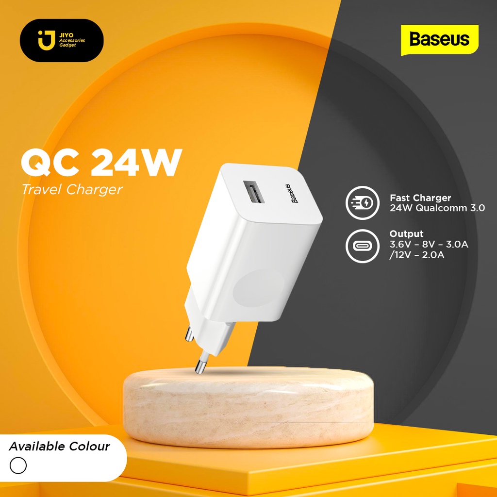 Baseus - Kepala charger - Quick Charger 24W