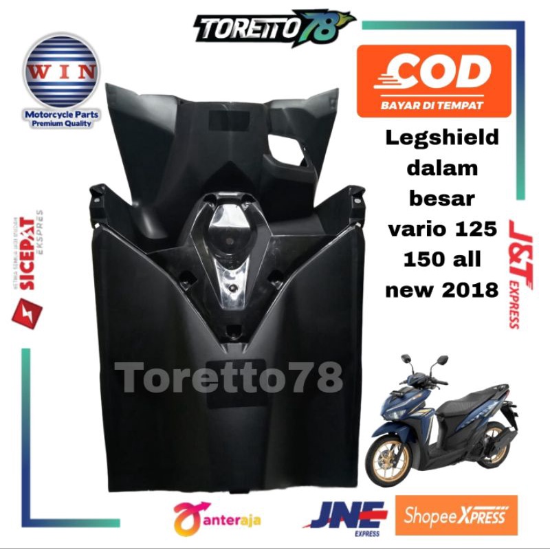 Cover Inner Leghsield Dalam Dek Kunci Honda Vario 125/150 2018 Keyless Dek Tengah