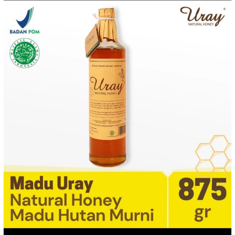 Madu Uray Natural Honey 875 gram