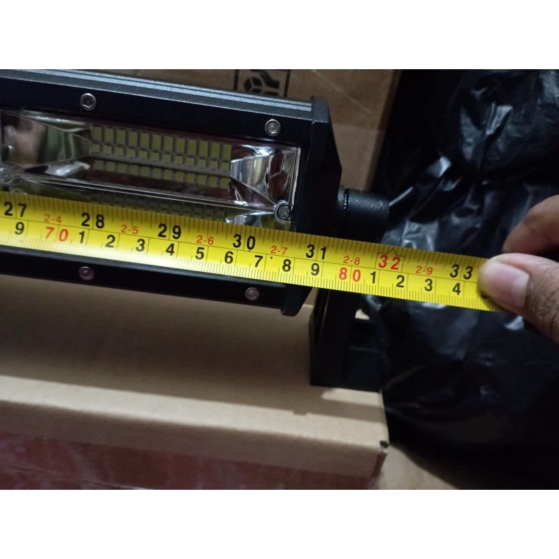 led bar 3 row 2 warna putih lampu work lamp cwl sorot LED bar LED light original brand HRJ