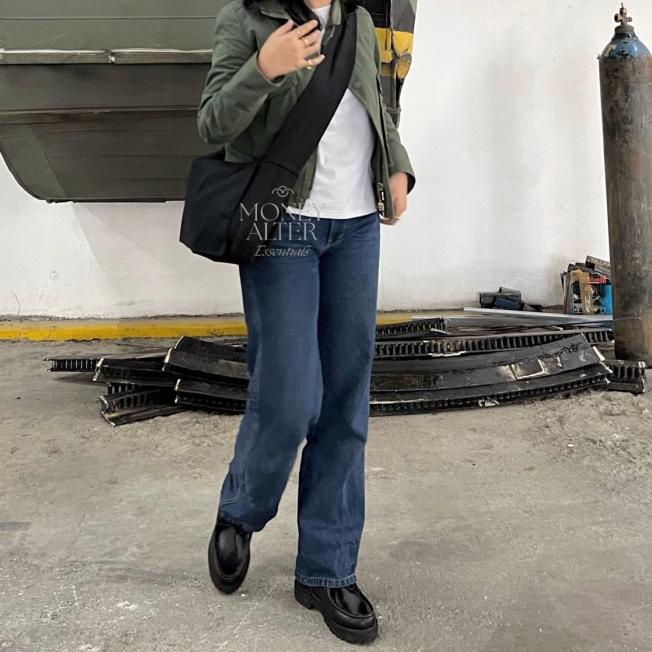 LONDON BAG / Tas Selempang Canvas / Canvas Sling Bag - Army