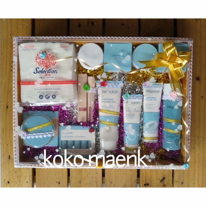 Mahar Set Paket Ekonomis Seserahan Pernikahan Kosmetik Wardah