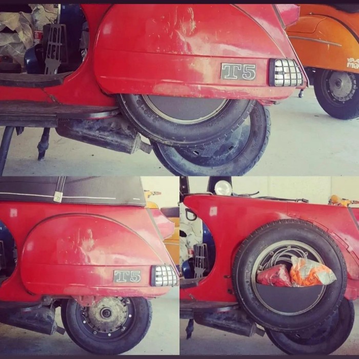 Box Samping Tengah Ban Serep Vespa Klasik