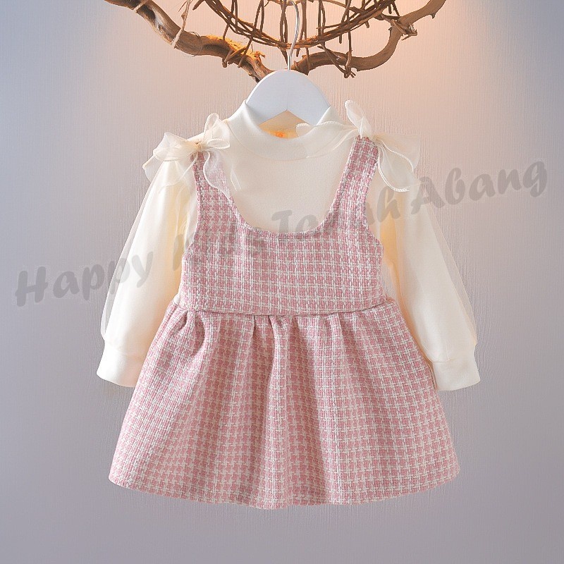 DRESS FASHION ANAK PEREMPUAN LENGAN PANJANG IMPORT / DRFSS ANAK PEREMPUAN