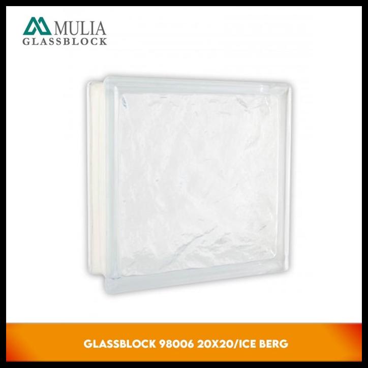 Mulia Glass Block 20X20 Ice Berg - Balok Kaca