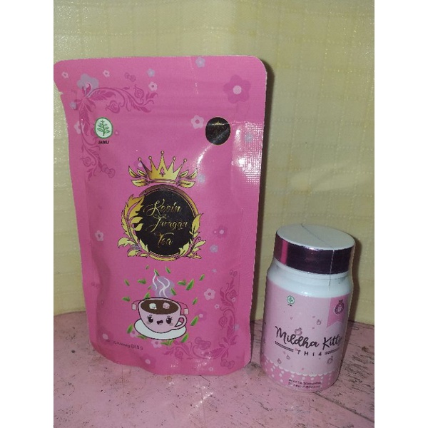 Obat Diet Slimming Pil Pink Mildha Kitty free Teh Pelangsing